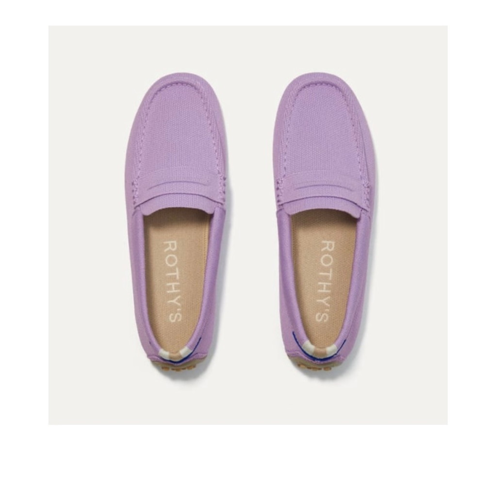 Rothy’s | Drivers in Soft Orchid Lavender Lilac | W size 10 | EUC